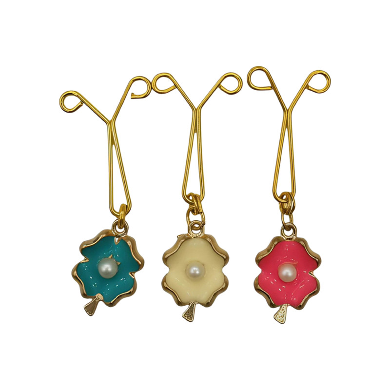 گیره روسری زنانه مدل XZFZD6907 بسته 3 عددی