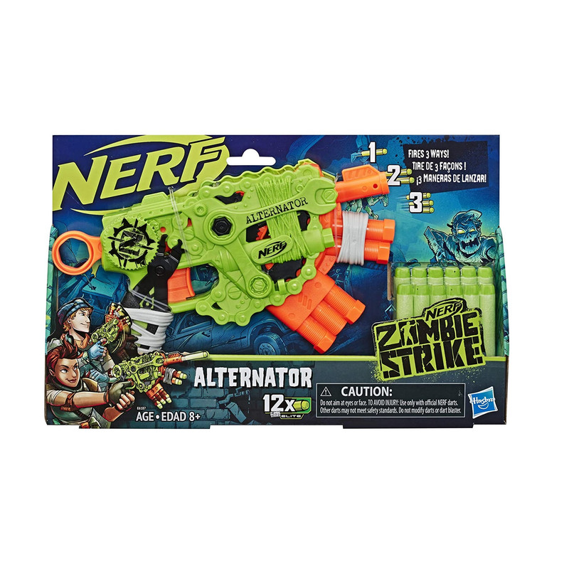 تفنگ بازی نرف مدل Zombie Strike Alternator Blaster کد E6187