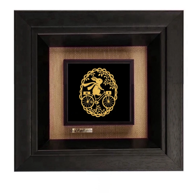 تابلو طلاکوب زرکات طرح خرگوش کوچولو مدل F148