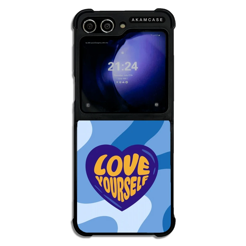 کاور آکام مدل AMC-WSGZFLIP5-POSITIVE-17 مناسب برای گوشی موبایل سامسونگ Galaxy Z Flip 5