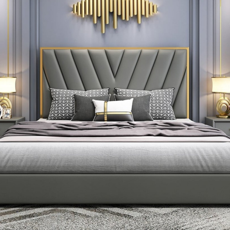 تخت خواب کد M.P 5642 دو نفره سایز 140×200 سانتی متر