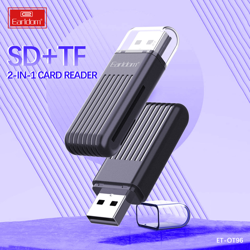 کارت‌خوان ارلدام مدل 2IN1 Card Reader OT96
