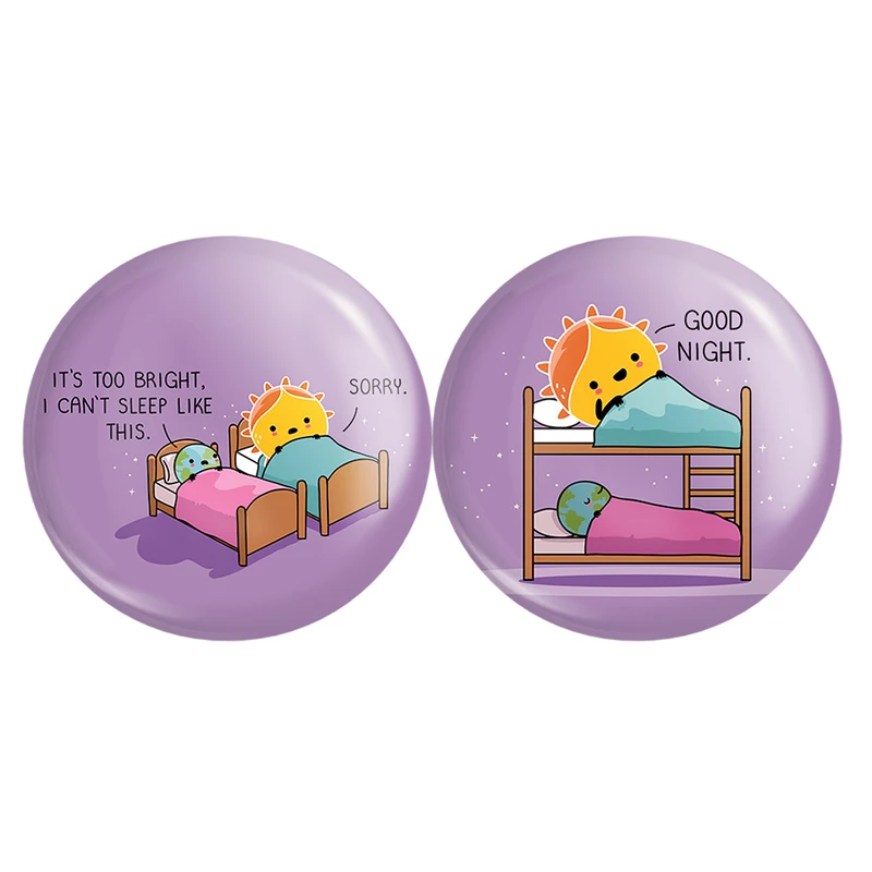 مگنت خندالو مدل زمین و خورشید کد A131 مجموعه 2 عددی