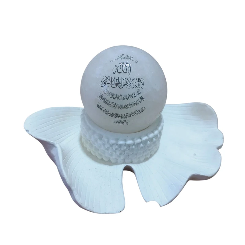 سنگ نمک دکوری مدل گوی و پایه کد B05