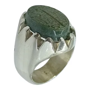 انگشتر نقره مردانه سلین کالا مدل عقیق کد ce-As147