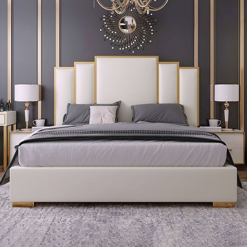 تخت خواب کد M.P 5586 دو نفره سایز 160×200 سانتی متر تخت خواب کد M.P 5586 دو نفره سایز 160×200 سانتی متر