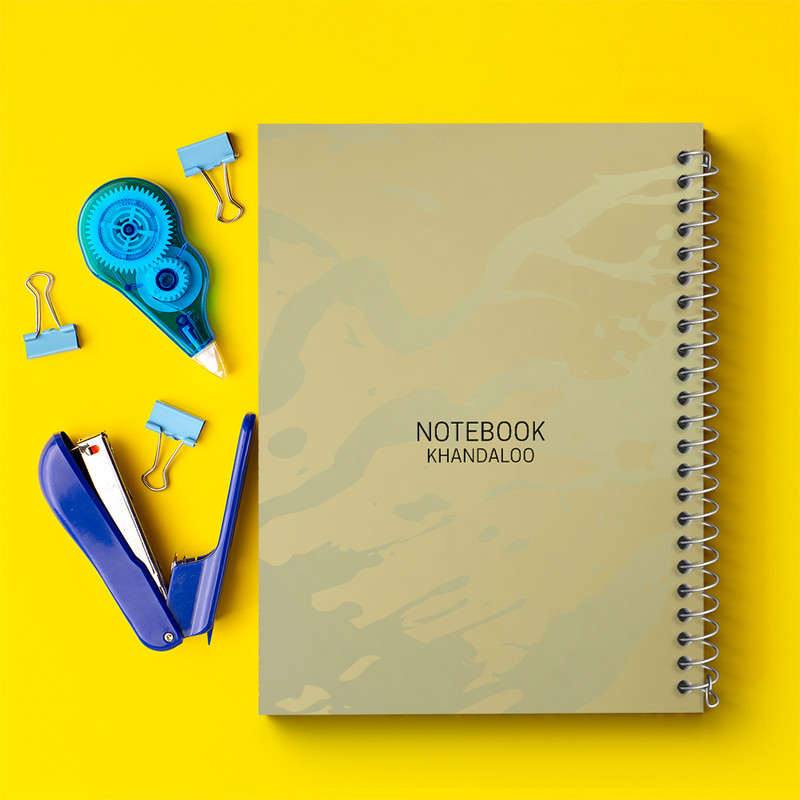 دفتر ژورنال نویسی 50 برگ خندالو مدل نقطه ای طرح مینیمال کد N1506