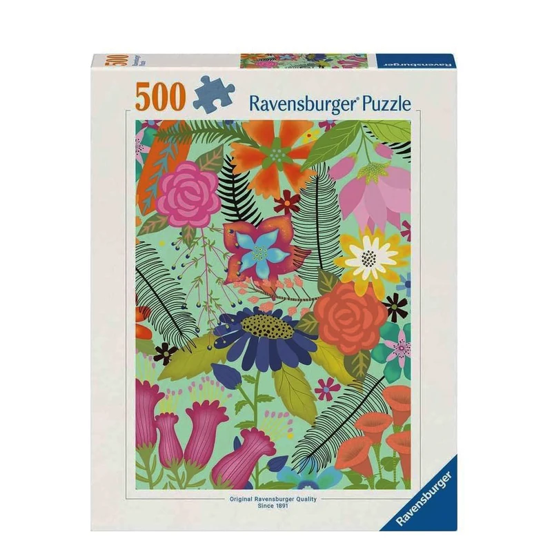  پازل 500 تکه راونزبرگر مدل Flowerjungle کد 12001382 مناسب برای 12 سال به بالا