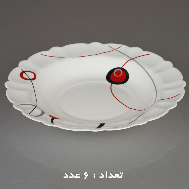 سرويس 26 پارچه اپال طرح دایره مدل پاملا