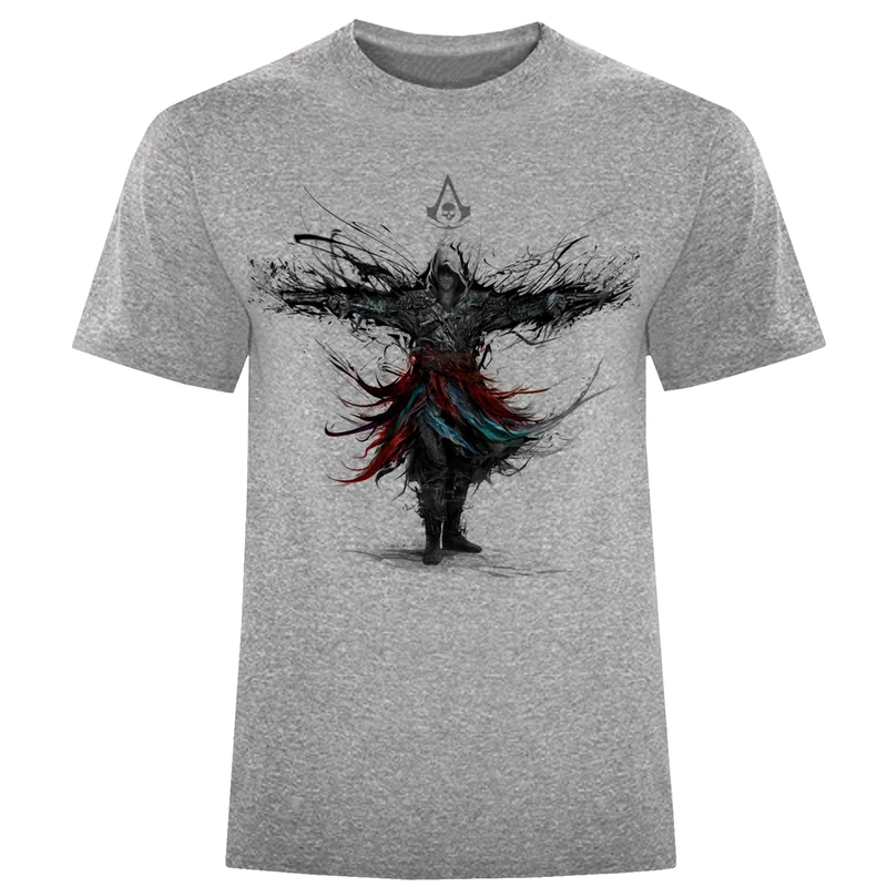 تیشرت آستین کوتاه مردانه طرح Assasin کد F602