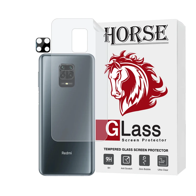 محافظ پشت گوشی هورس مدل MTBFULH مناسب برای گوشی موبایل شیائومی Redmi Note 9S / Redmi Note 9 Pro Max به همراه محافظ لنز