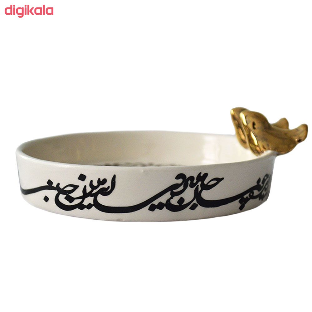 پیش دستی سرامیکی مدل سیاه مشق کد 110020 main 1 1