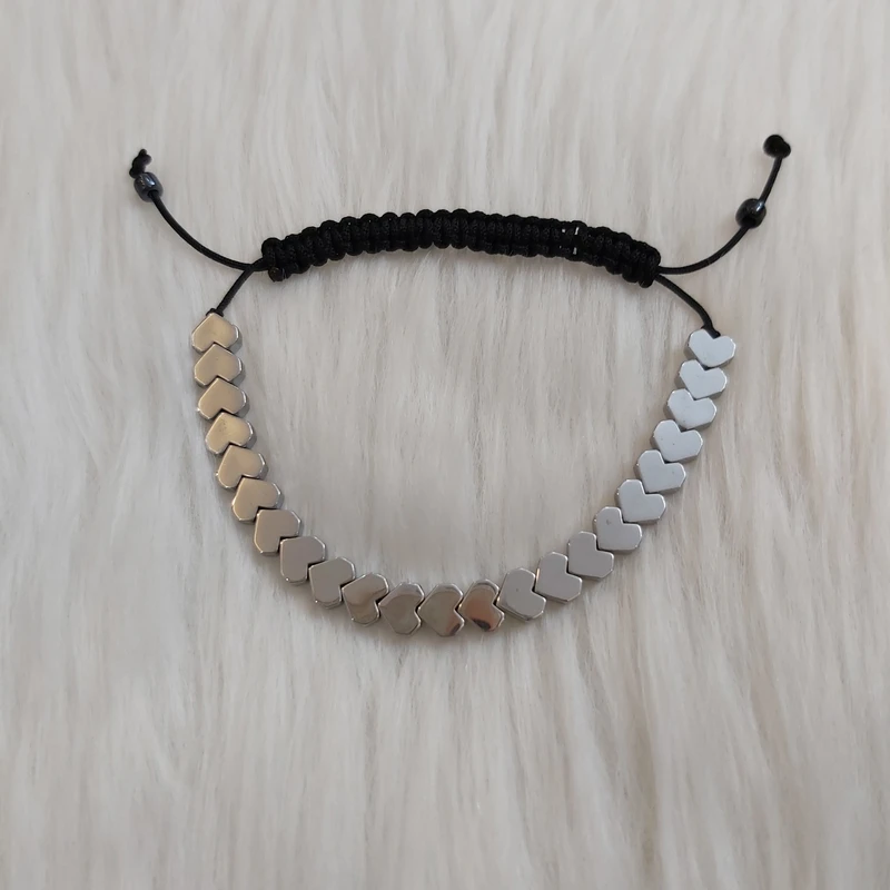 دستبند مدل حدید آسانسوری طرح قلب کد 111