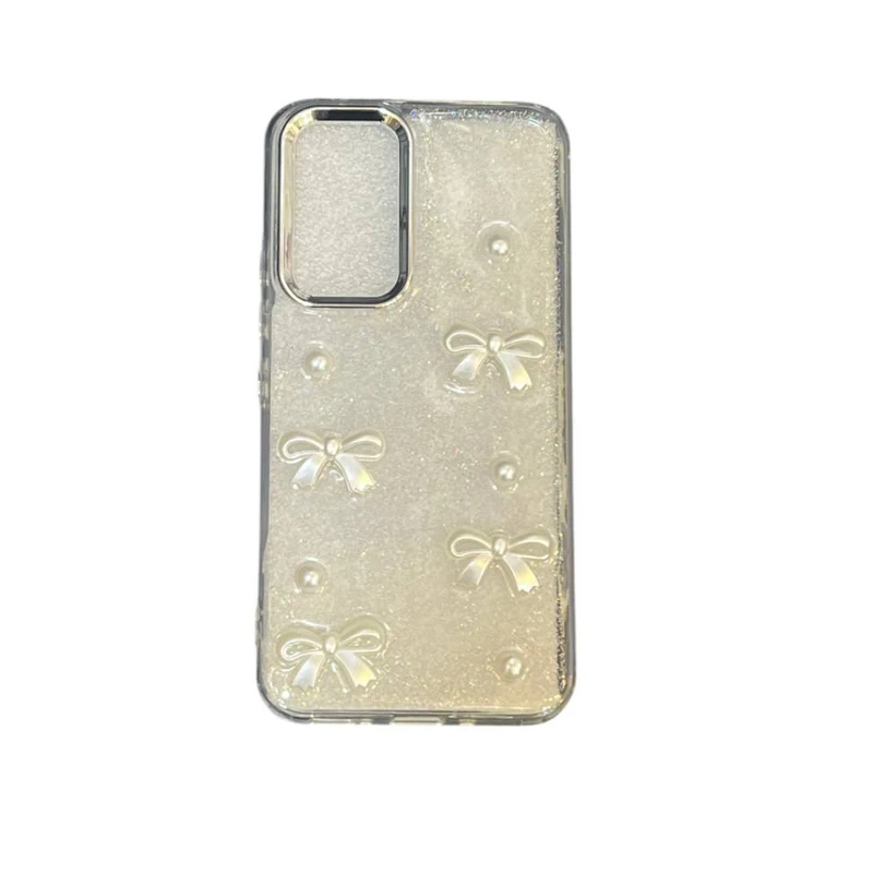 کاور مدل رزیتی شاین طرح پاپیون کد p04 مناسب برای گوشی موبایل سامسونگ Galaxy A55