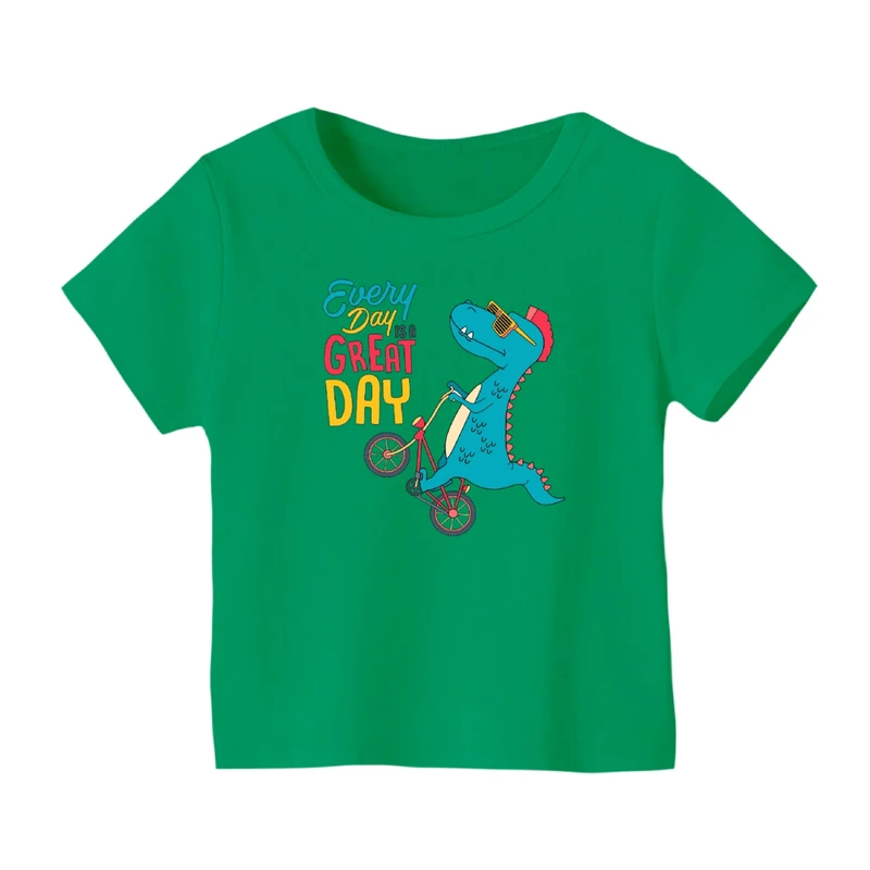 تی شرت آستین کوتاه بچگانه مدل دایناسور کد ۶
