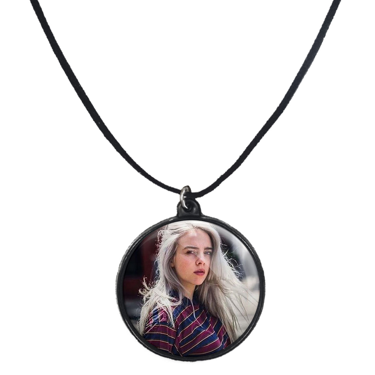 گردنبند پرمانه طرح بیلی آیلیش کد pmb.765 مدل دو طرفه