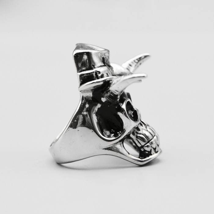 انگشتر مدل جمجمه شاخدار