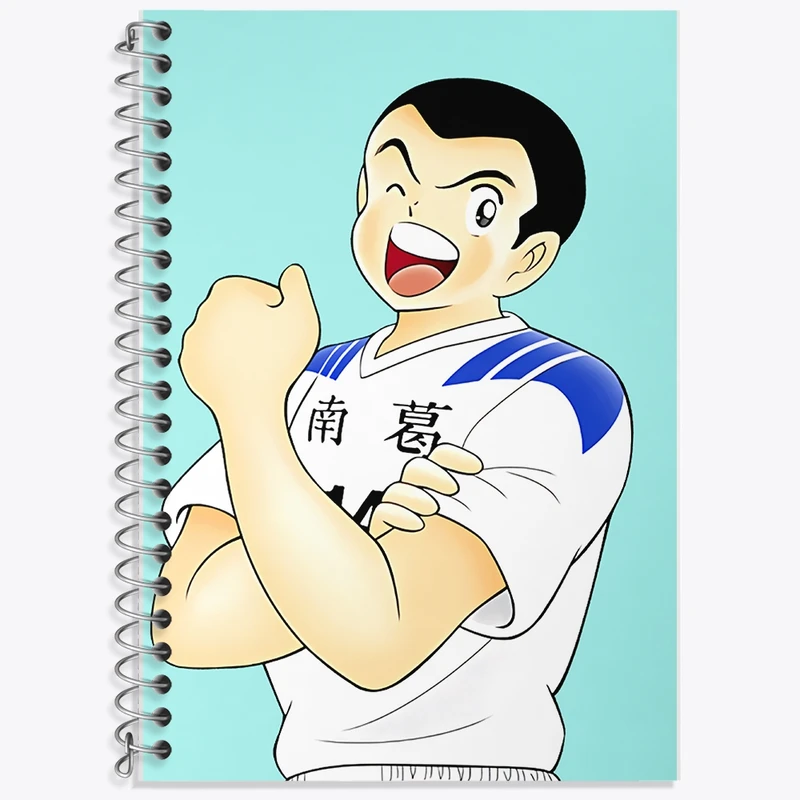 دفتر زبان 50 برگ خندالو مدل سه خط طرح ایشی زاکی فوتبالیست ها کد F1646