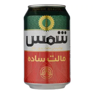 نوشیدنی مالت بدون الکل شمس حجم 330 میلی لیتر
