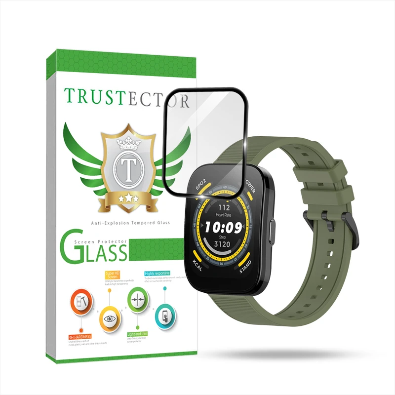 محافظ صفحه نمایش تراستکتور مدل PMMAWT مناسب برای ساعت هوشمند آمیزفیت Bip5