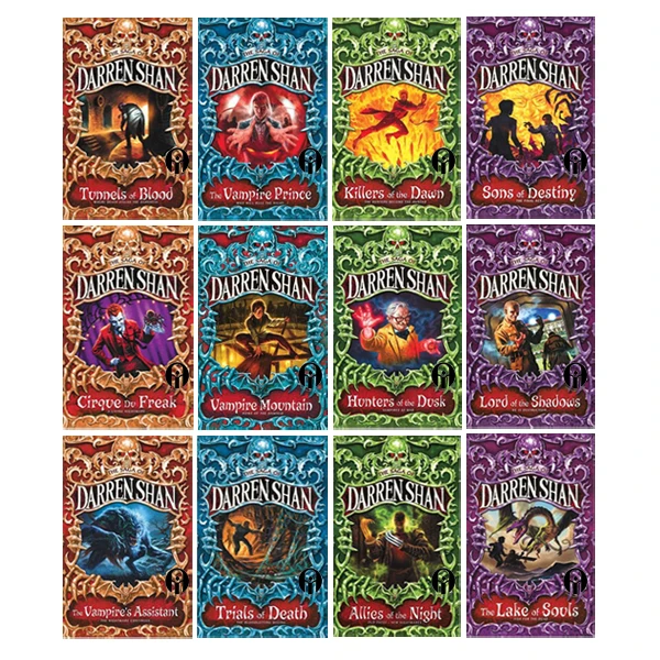 کتاب Cirque Du Freak The Complete Collection اثر Darren Shan انتشارات الوندپویان 12 جلدی