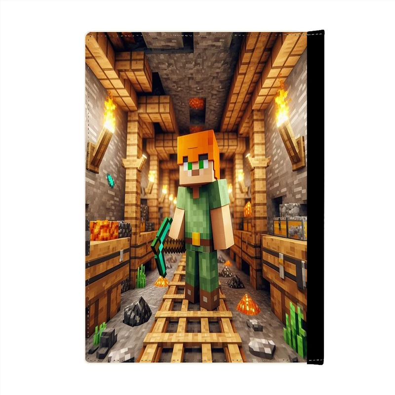 کلاسور پاد آفرین مدل فانتزی طرح گیم بازی ماینکرافت کد p863