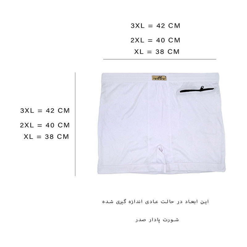 شورت مردانه صدر مدل جیب دار کد PA-01