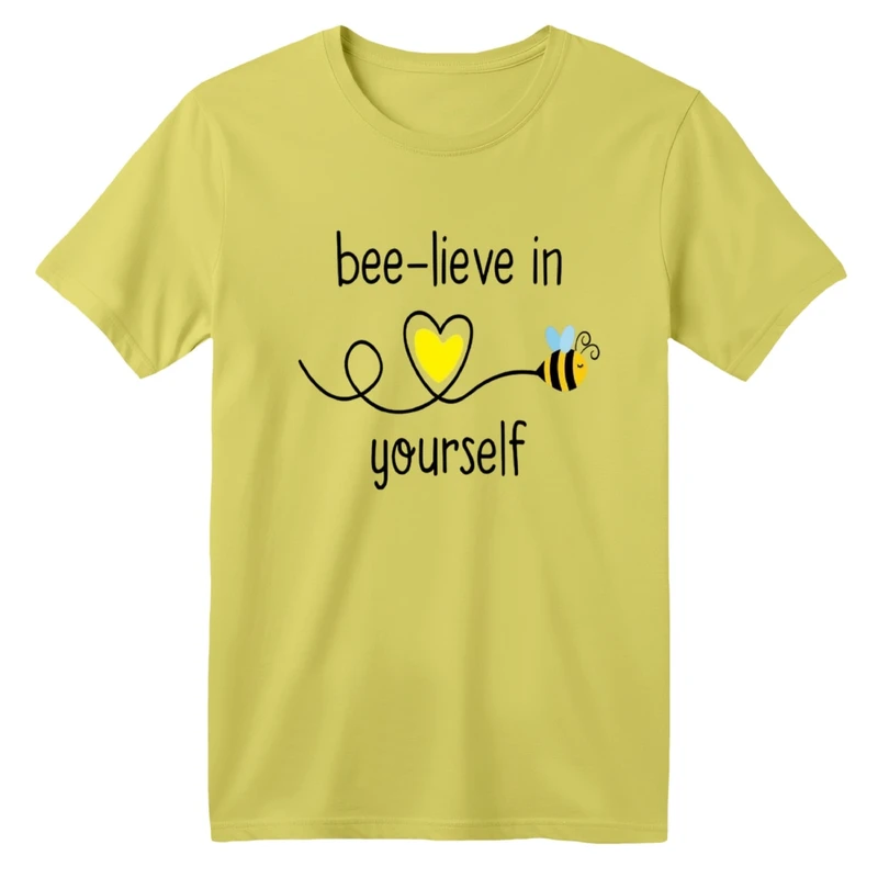 تی شرت آستین کوتاه بچگانه مدل زنبور و قلب