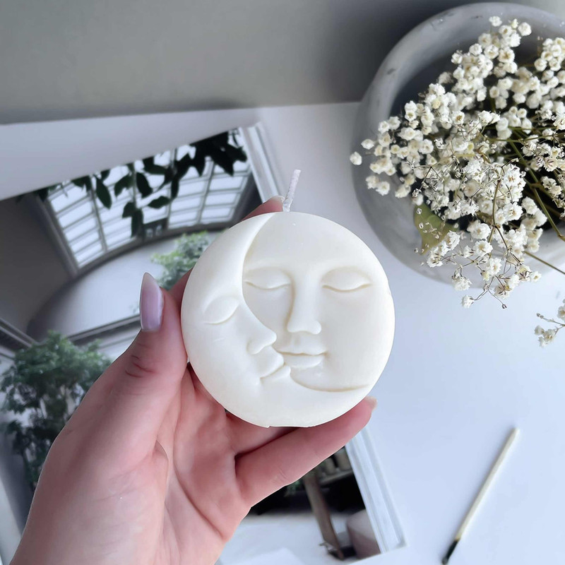 قالب شمع مدل ماه و خورشيد