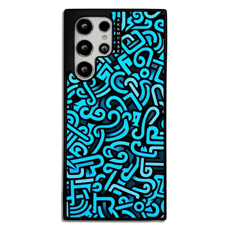 کاور آکام مدل AMC-WSGS22U-DOODLE9 مناسب برای گوشی موبایل سامسونگ Galaxy S22 Ultra