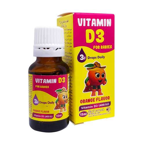 قطره خوراکی ویتامین آ+د بایو فرمولا - 15 میلی لیتر