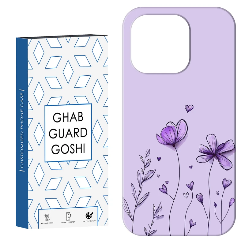کاور قاب گارد گوشی طرح گل کد Dimo-861 مناسب برای گوشی موبایل اپل IPHONE 15 PRO MAX   