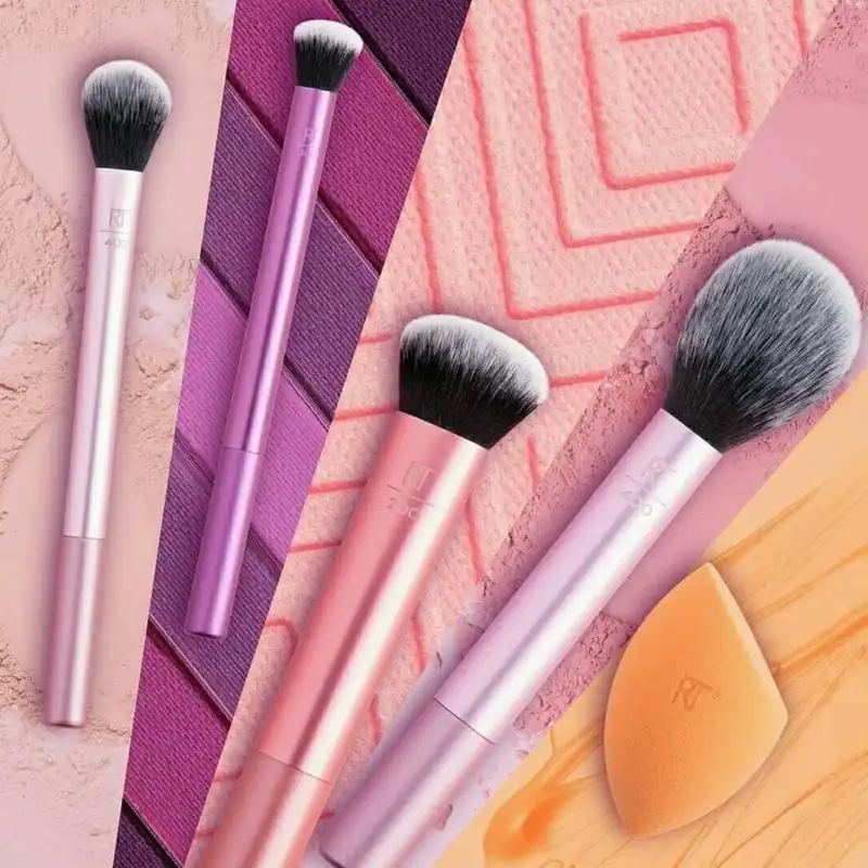 ست برس و پد آرایشی ریل تکنیکس مدل RT مجموعه 5 عددی