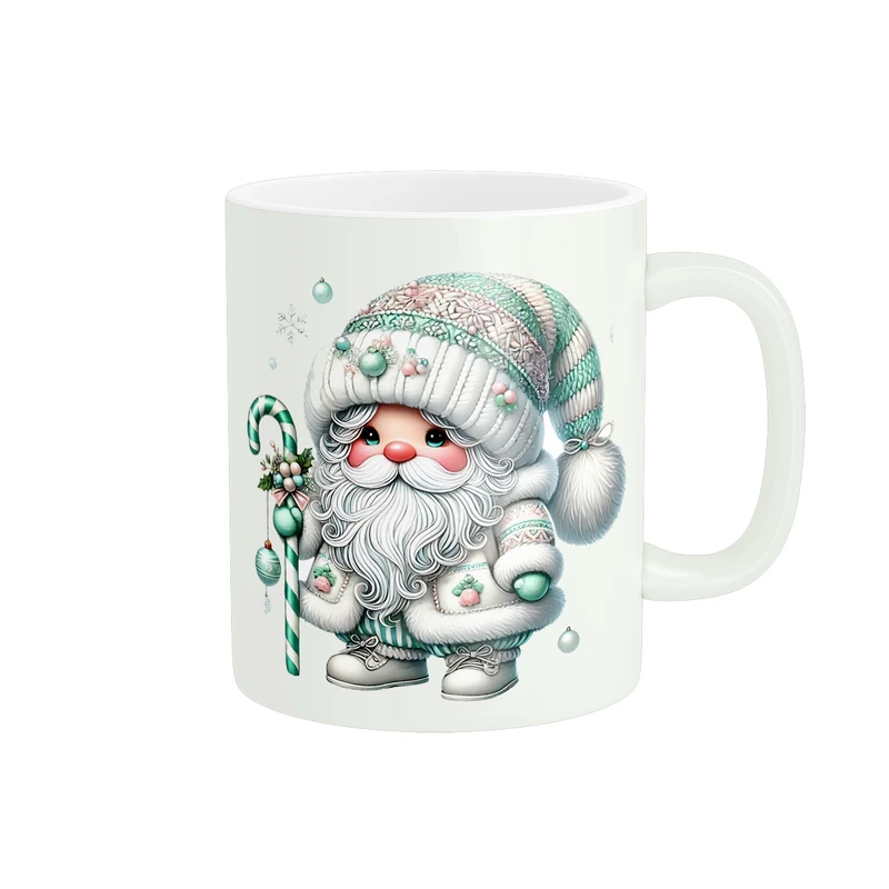 ماگ پادآفرین مدل زمستان طرح عروسکی کریسمس کد PM962