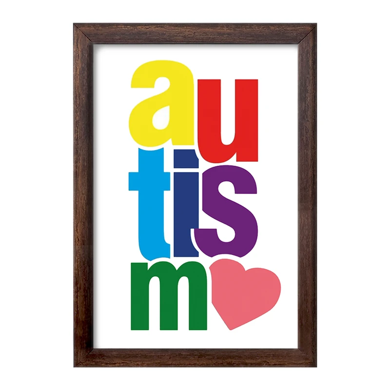 تابلو خندالو طرح اتیسم Autism کد 26735