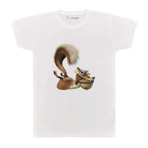 تی شرت بچگانه پرمانه طرح عصر یخبندان کد pmt.1486