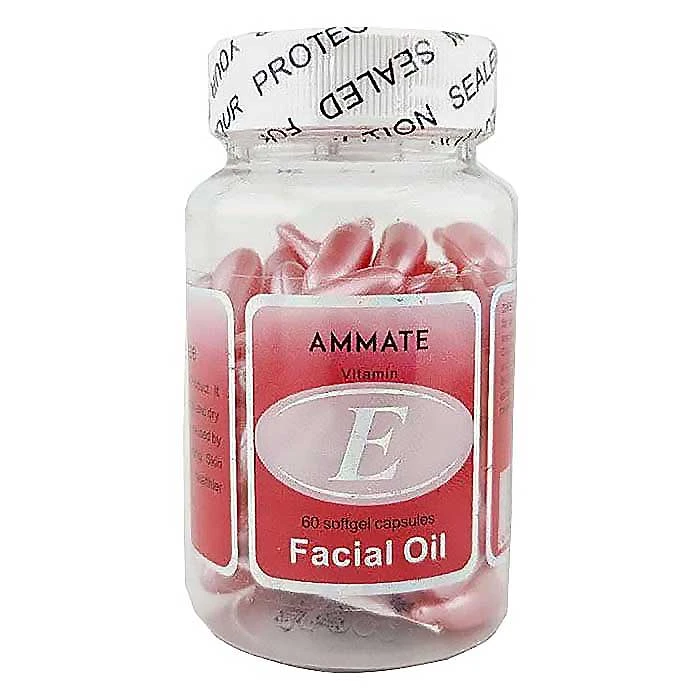 کپسول ضد چروک امیت مدل ویتامین E حجم 1.6 میلی لیتر بسته 60 عددی