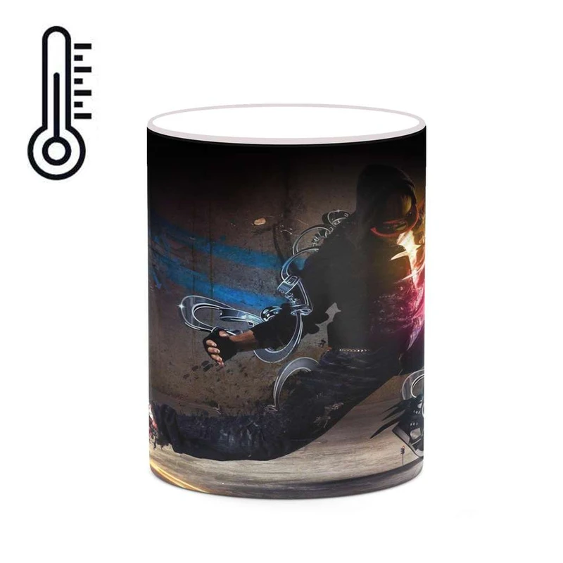 ماگ حرارتی کاکتی مدل نقاشی کارتونی کد mgh18725