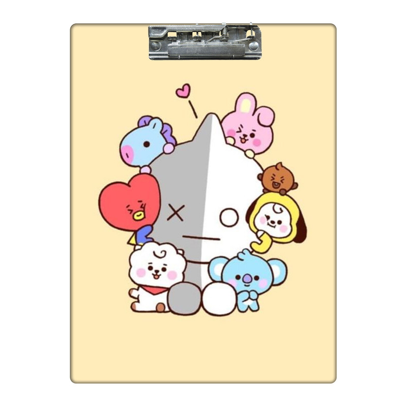 تخته شاسی طرح bt21 کد 2163513 سایز A4