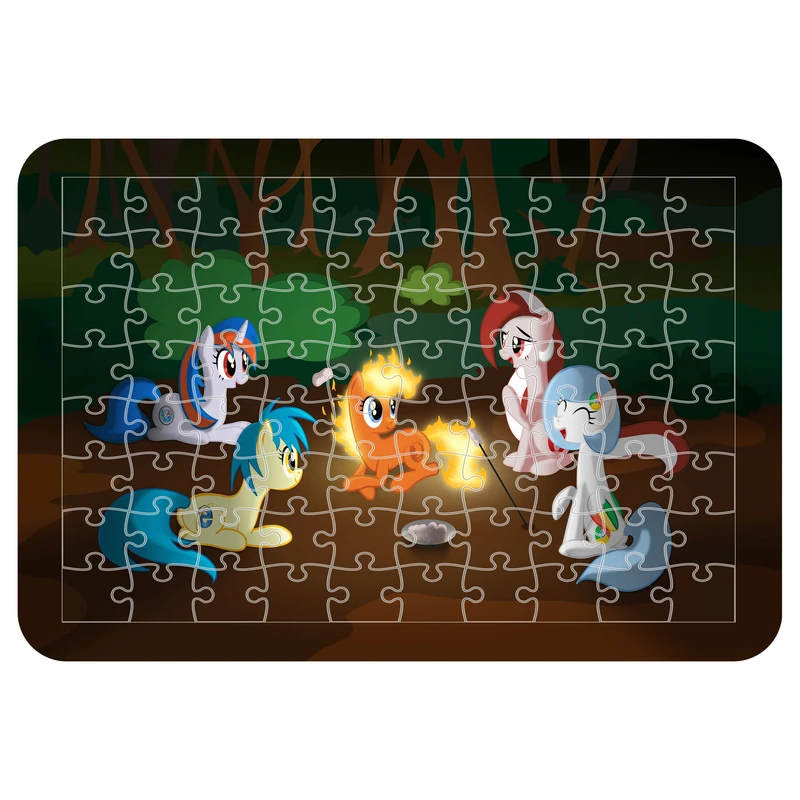 پازل 54 تکه مدل CHB1556 طرح انیمیشن یونیکورن پونی کوچولو