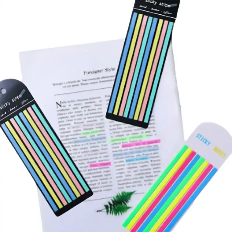 کاغذ چسب دار مدل هایلایتر استیکری شفاف