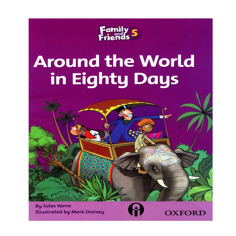 کتاب Around the World in Eighty Days اثر Jules Verne انتشارات الوند پویان