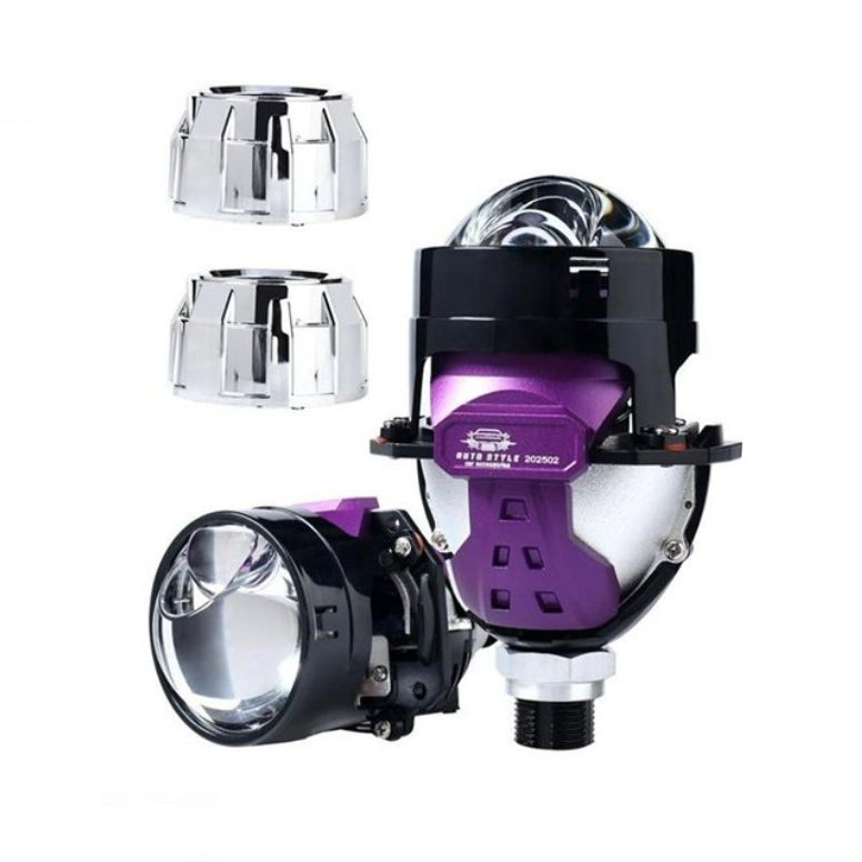 لنز چراغ جلو خودرو اتواستایل مدل BI LED بسته دو عددی