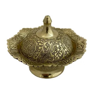 قندان برنجی مدل طاوس140029