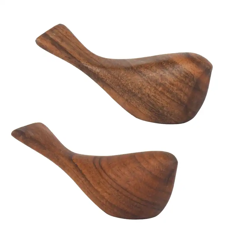 مجسمه چوبی مدل پرنده  کد 20 مجموعه 2 عددی