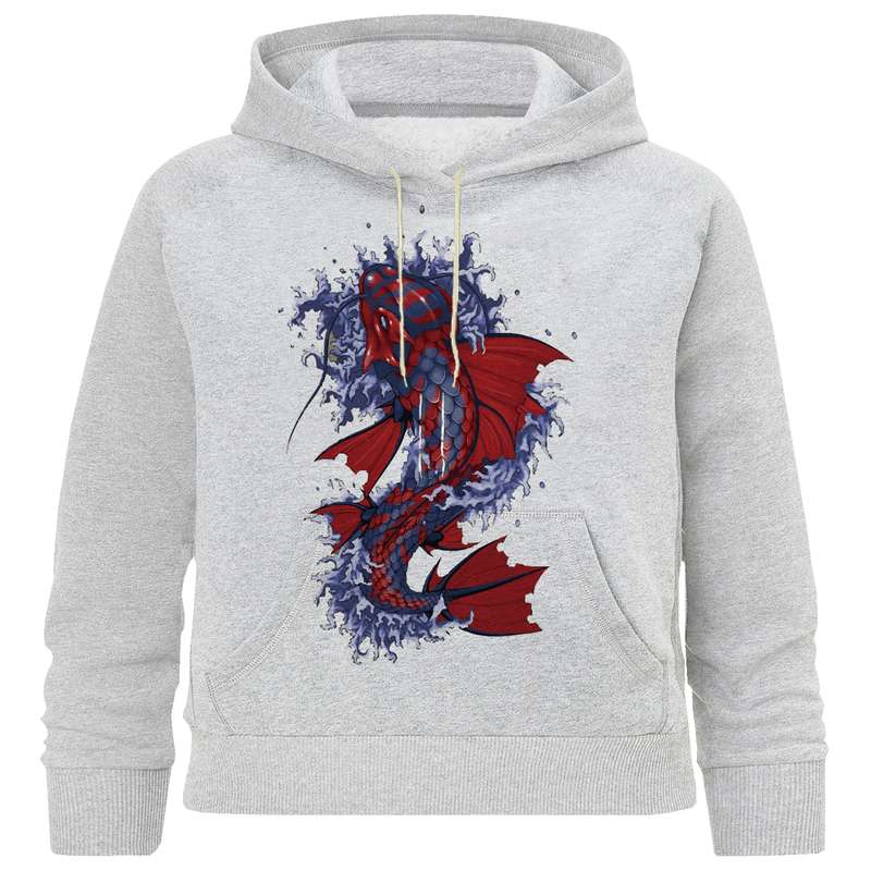 هودی دخترانه مدل ماهی کد M 217