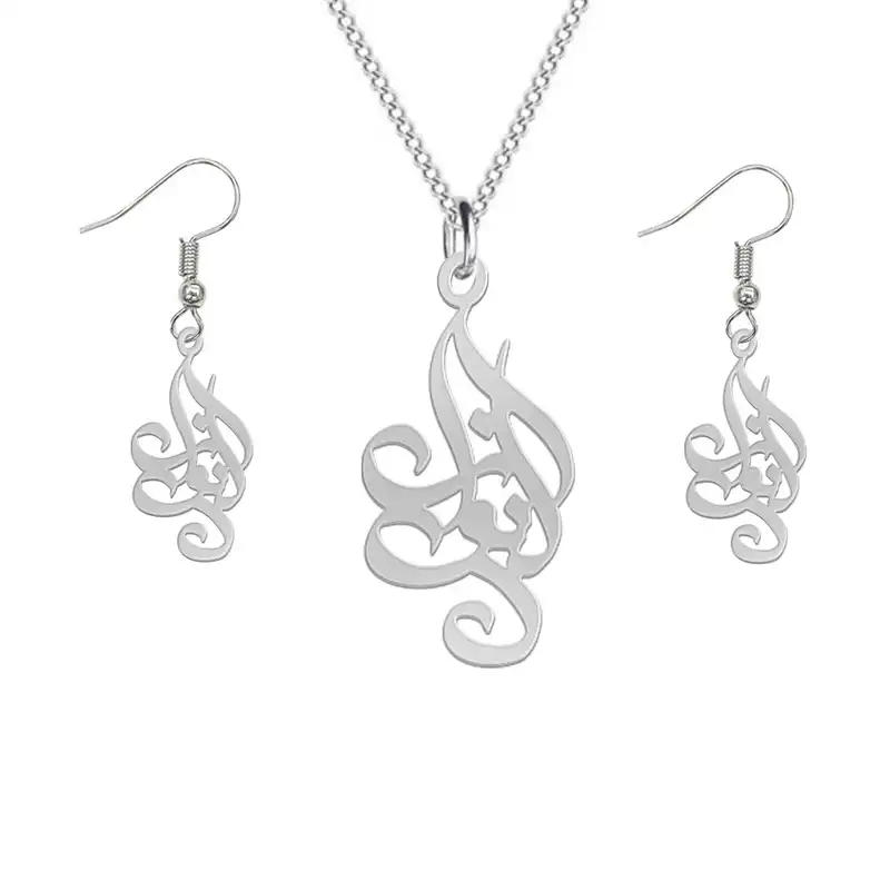 نیم ست نقره زنانه لیردا مدل nms sss delnavaz65