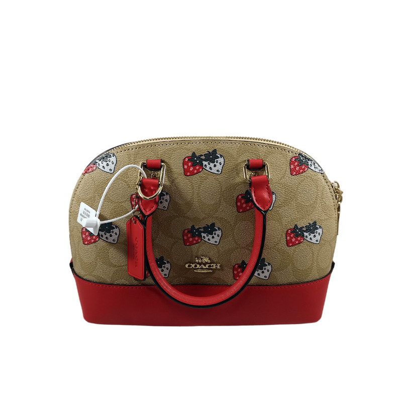 کیف دوشی زنانه کوچ مدل strawberry edition