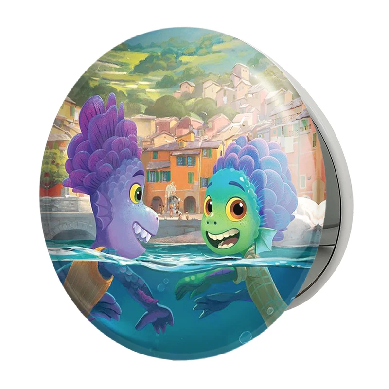 آینه جیبی خندالو طرح انیمیشن لوکا Luca مدل تاشو کد 4529 