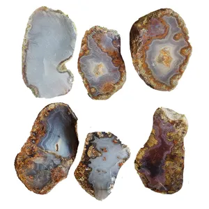 سنگ راف عقیق مدل فانتزی کد 4 مجموعه 6 عددی